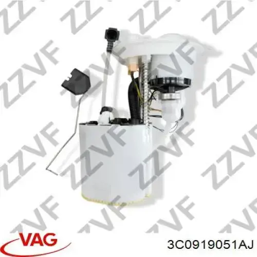 Moduł pompy paliwowej z czujnikiem poziomu paliwa VAG 3C0919051AJ cena, od 127,08 USD