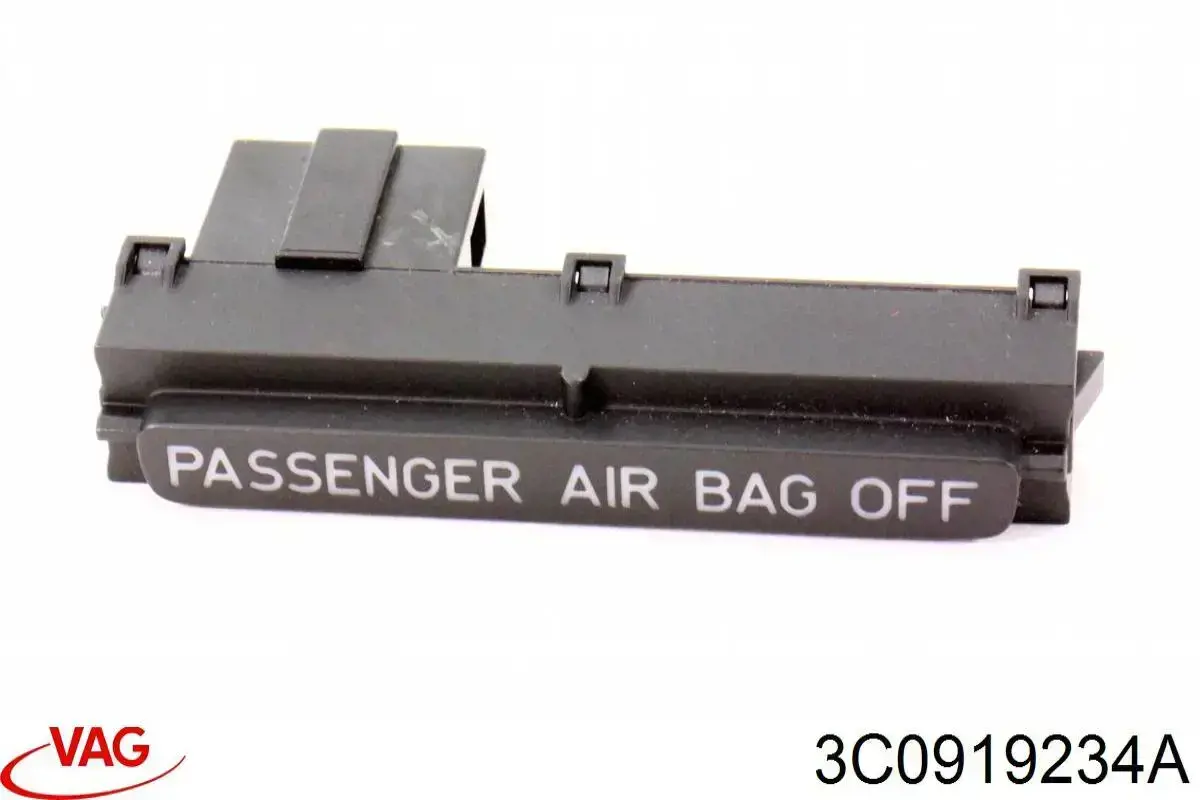 Do koszyka 3C0919234A VAG Przycisk wyłączający poduszki powietrzne AIRBAG