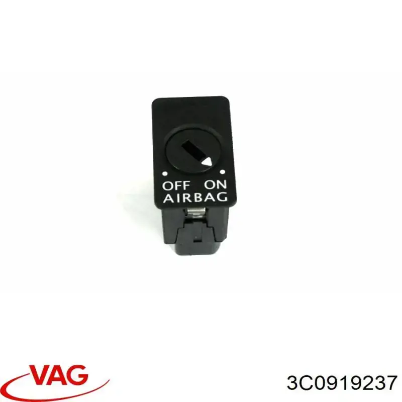 Przełącznik do dezaktywacji poduszki bezpieczeństwa pasażera VAG 3C0919237 cena, od 54,48 USD