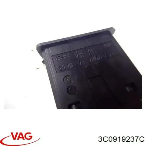 Przełącznik do dezaktywacji poduszki bezpieczeństwa pasażera VAG 3C0919237C cena, od 54,48 USD