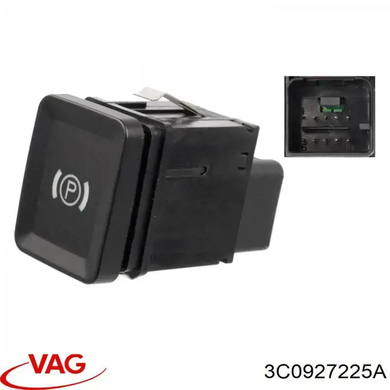 Przycisk elektromechanicznego hamulca postojowego (ręcznego) 3C0927225A VAG