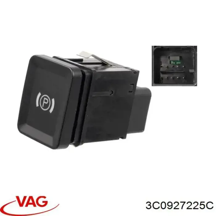 3C0927225C VAG Przycisk elektromechanicznego hamulca postojowego (ręcznego)