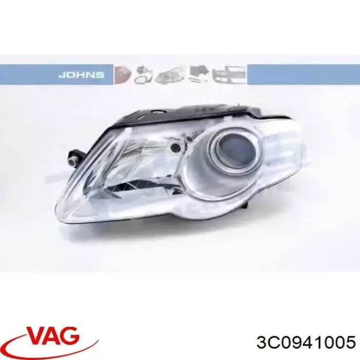 Reflektor lewy VAG 3C0941005 cena, od 148,83 USD