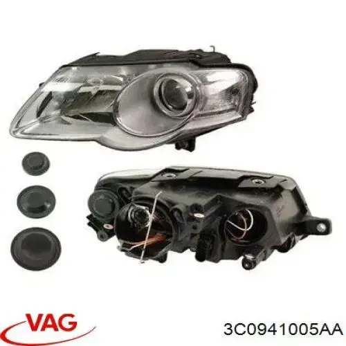 Reflektor lewy VAG 3C0941005AA cena, od 131,10 USD