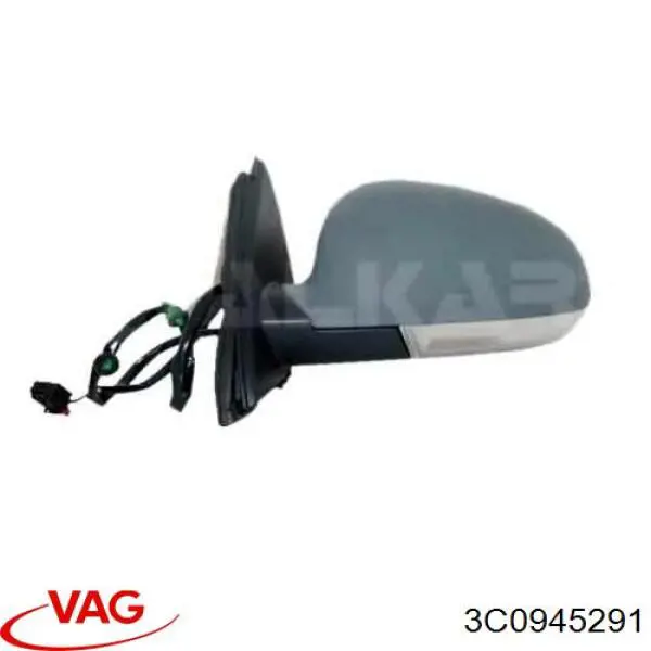 Lusterko wsteczne prawe VAG 3C0945291 cena, od 27,16 USD