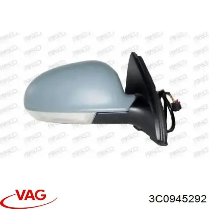 Lusterko wsteczne prawe VAG 3C0945292 cena, od 27,16 USD