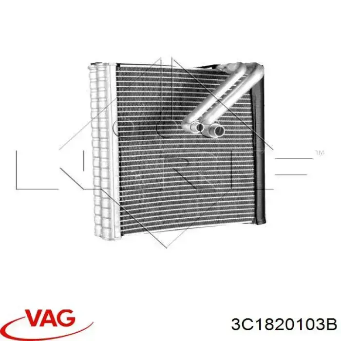 Parownik klimatyzacji VAG 3C1820103B cena, od 93,80 USD