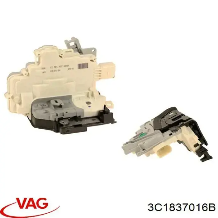 Zamek drzwi przednich prawych VAG 3C1837016B cena, od 64,94 USD