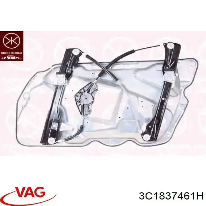 3C1837461H VAG Mechanizm podnoszenia szyby drzwi przednich lewych