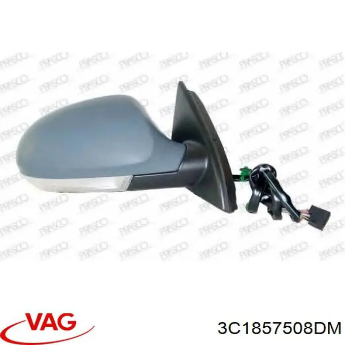 Lusterko wsteczne prawe VAG 3C1857508DM cena, od 95,34 USD