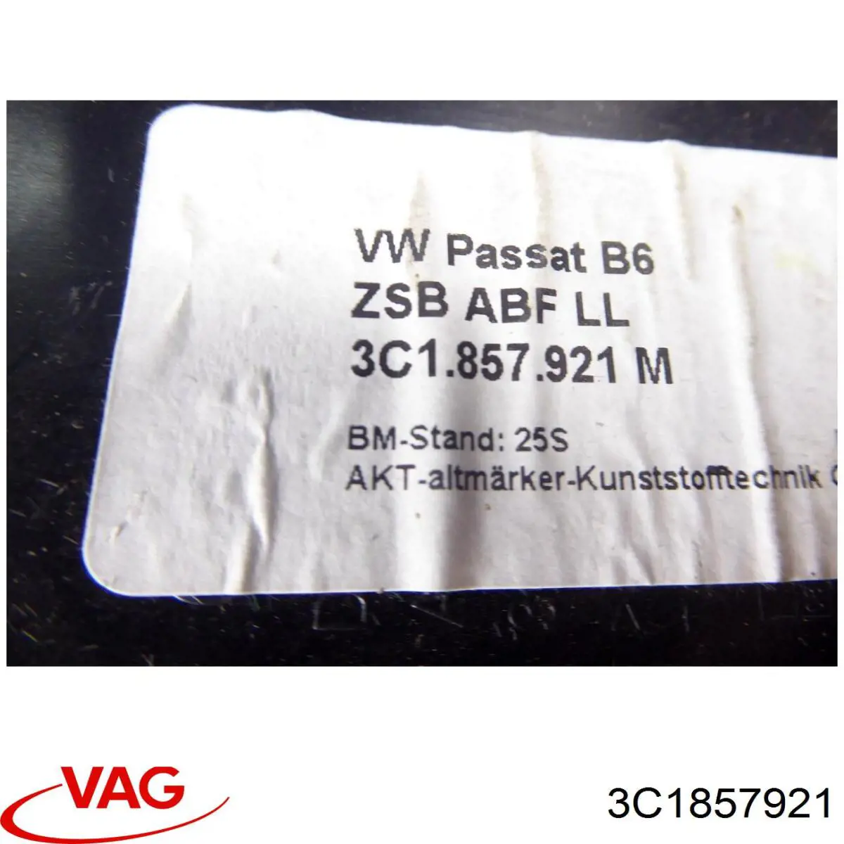 Schowek 3C1857921 VAG