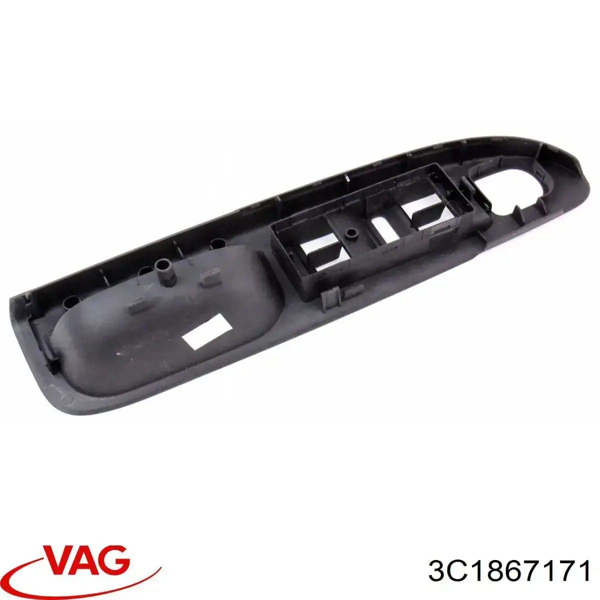 3C1867171 VAG Panel (nakładka) modułu sterowania podnośnikiem szyby przedni lewy