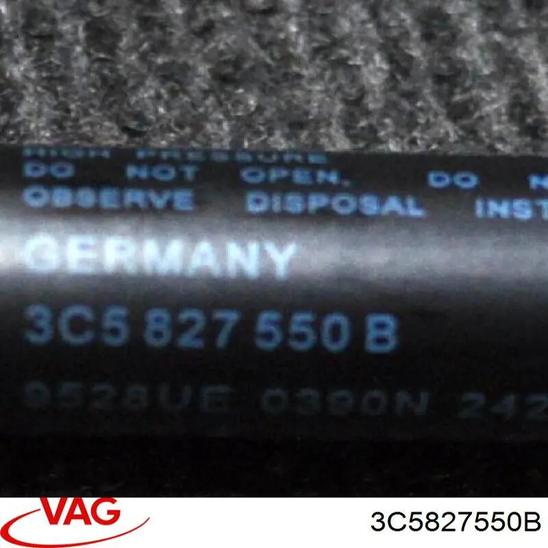 Do koszyka 3C5827550B VAG Amortyzator klapy bagażnika (3/5 drzwi-tylnych)