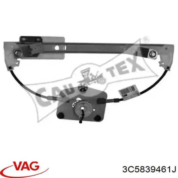 Mechanizm podnoszenia szyby drzwi tylnych lewych VAG 3C5839461J cena, od 58,18 USD