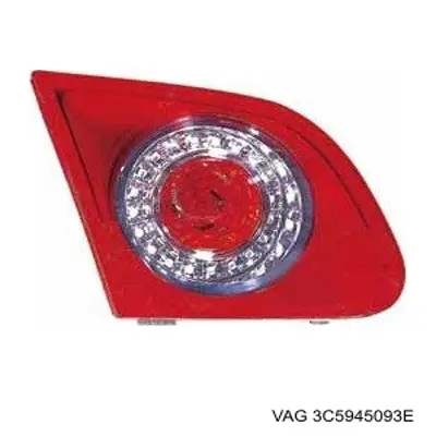 Lampa zespolona tylna lewa wewnętrzna VAG 3C5945093E cena, od 39,16 USD