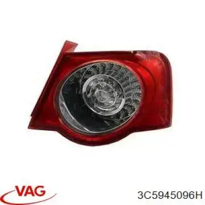 3C5945096H VAG Lampa zespolona tylna prawa zewnętrzna