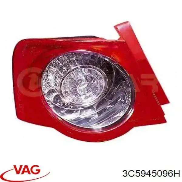 Do koszyka 3C5945096H VAG Lampa zespolona tylna prawa zewnętrzna
