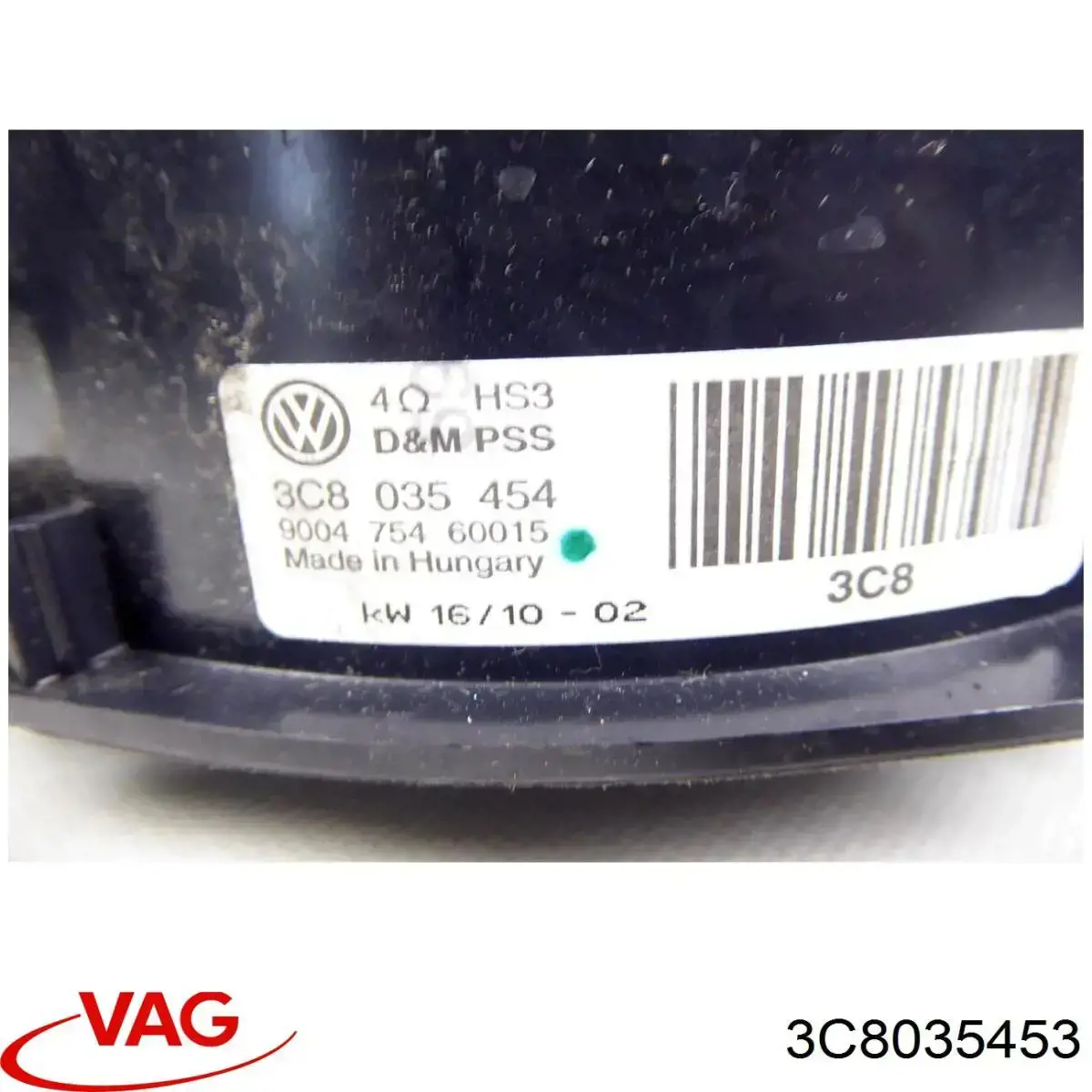 Głośnik drzwi przednich VAG 3C8035453 cena, od 59,59 USD