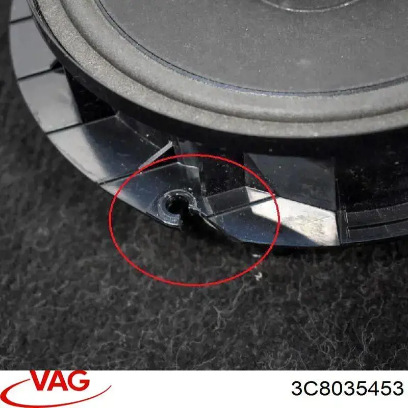 Do koszyka 3C8035453 VAG Głośnik drzwi przednich