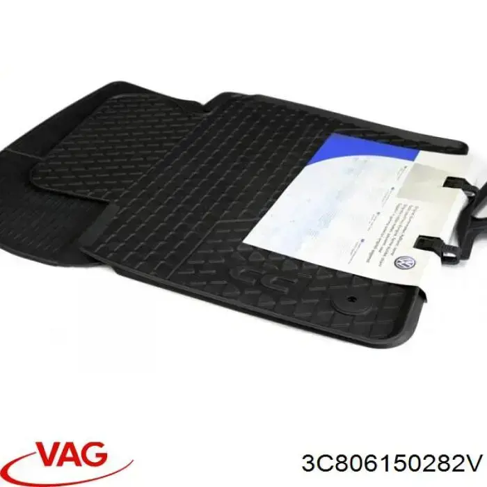 Dywanik przedni, zestaw 2 szt. VAG 3C806150282V cena, od 100,96 USD