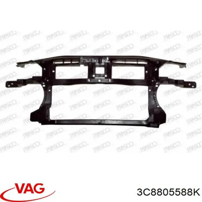 Osłona chłodnicy kompletna (panel mocowania reflektorów) VAG 3C8805588K cena, od 120,99 USD