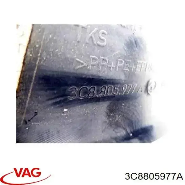 Nadkole błotnika przedniego lewe VAG 3C8805977A cena, od 19,37 USD
