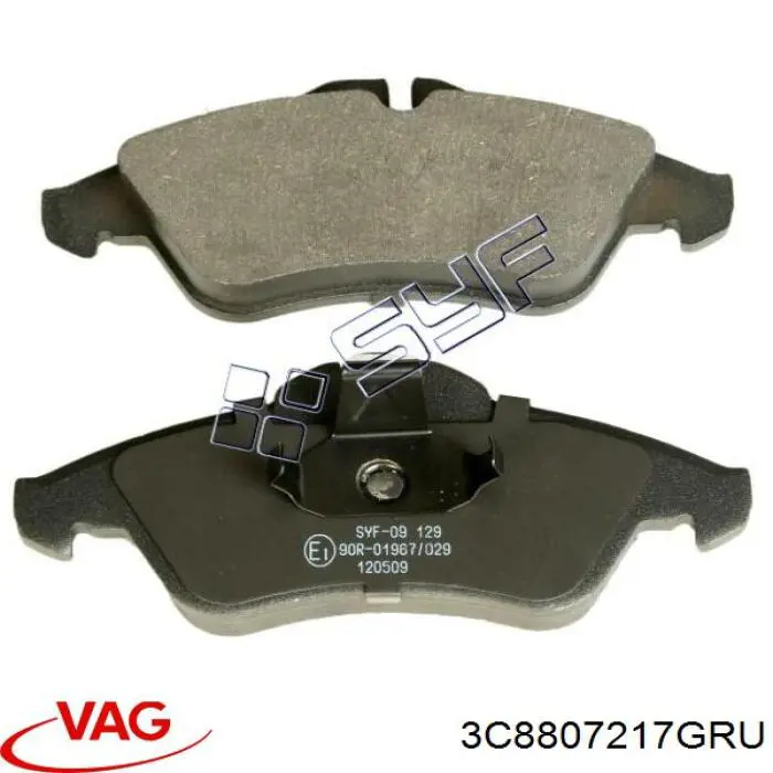 3C8807217GRU VAG Zderzak przedni