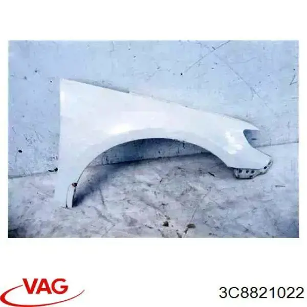 Do koszyka 3C8821022 VAG Błotnik przedni prawy
