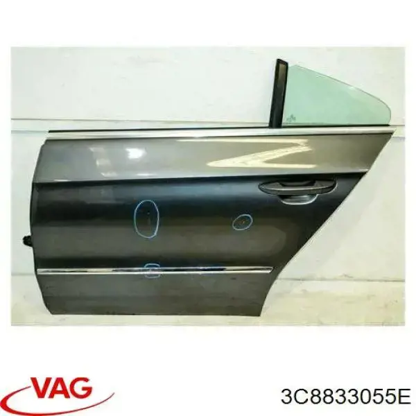 Do koszyka 3C8833055E VAG Drzwi tylne lewe