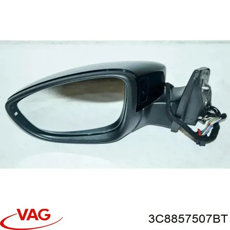 Do koszyka 3C8857507BN9B9 VAG Lusterko wsteczne lewe