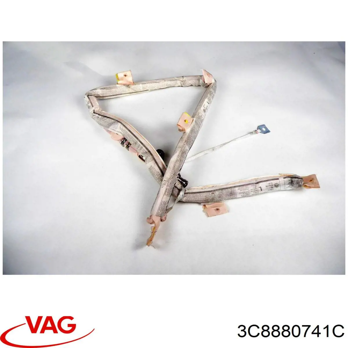 Poduszka powietrzna (AIRBAG) kurtyna boczna lewa VAG 3C8880741C cena, od 183,88 USD