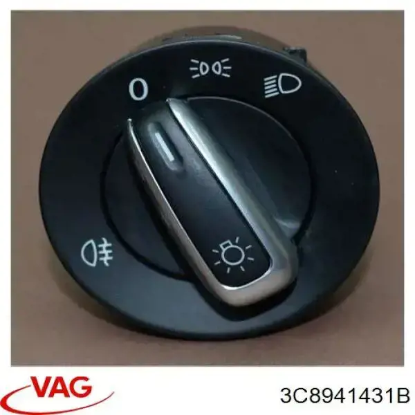 Przełącznik światła reflektorów na "torpedo" VAG 3C8941431B cena, od 35,52 USD