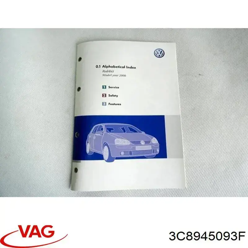 Do koszyka 3C8945093F VAG Lampa zespolona tylna lewa wewnętrzna