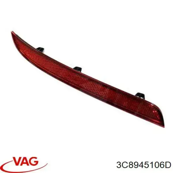 Lampa odblaskowa zderzaka tylnego prawa Autotechteile 3945054 cena, od 27,48 USD