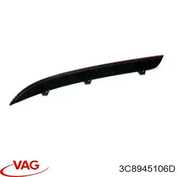Lampa odblaskowa zderzaka tylnego prawa 3945054 Autotechteile