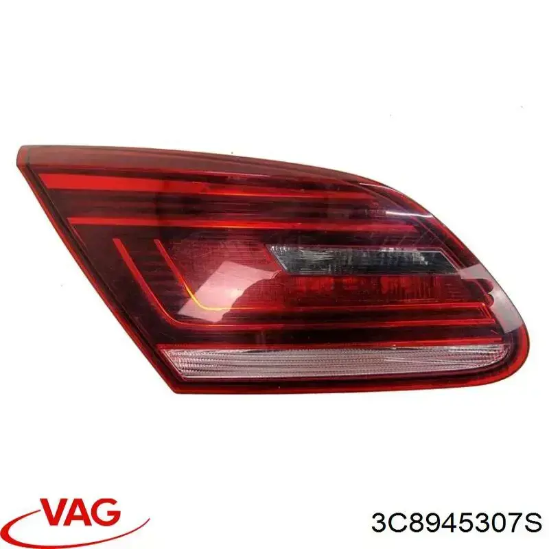 Lampa zespolona tylna lewa wewnętrzna Volkswagen Passat CC (358)