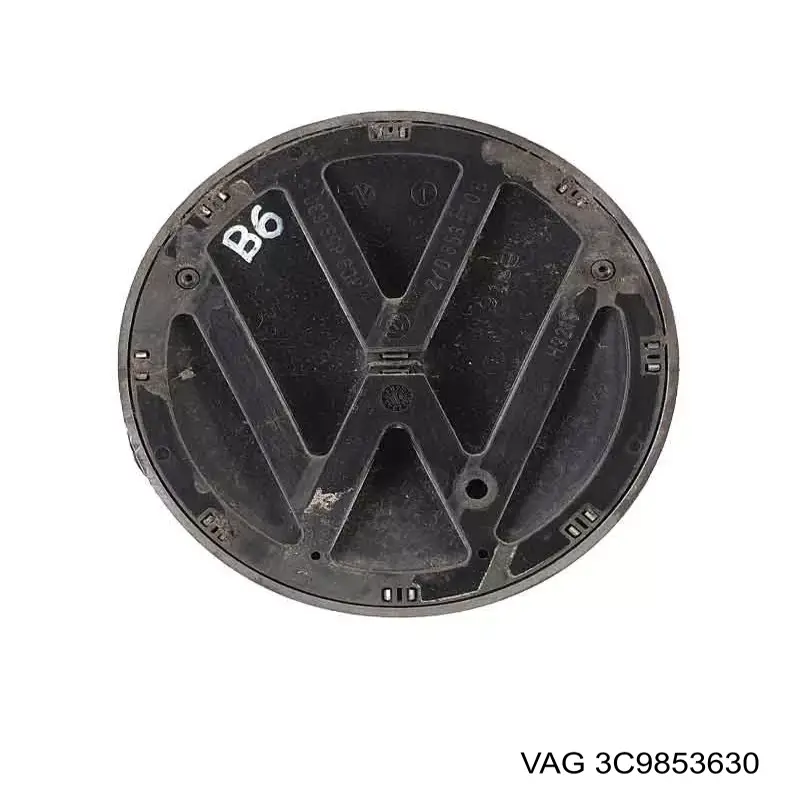 Do koszyka 3C9853630 VAG Emblemat na klapę bagaznika (znaczek firmowy)