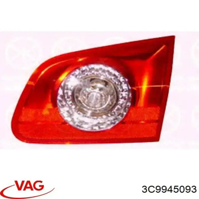 3C9945093 VAG Lampa zespolona tylna lewa wewnętrzna