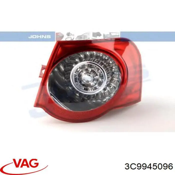 Lampa zespolona tylna prawa zewnętrzna VAG 3C9945096 cena, od 120,88 USD