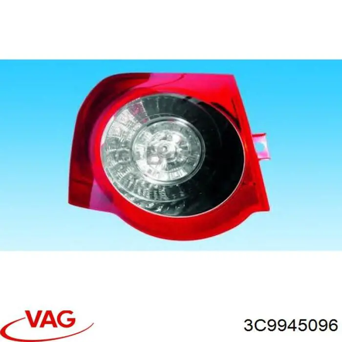 Do koszyka 3C9945096 VAG Lampa zespolona tylna prawa zewnętrzna