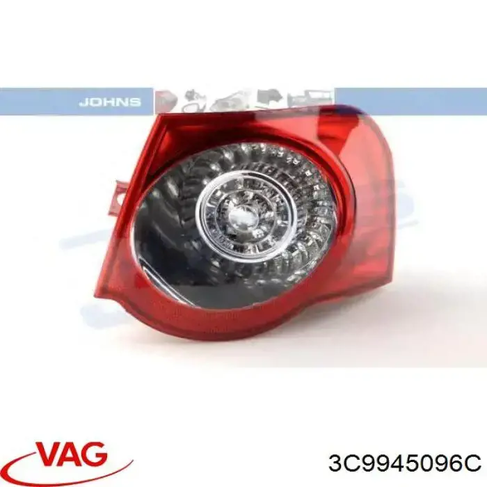 3C9945096C VAG Lampa zespolona tylna prawa zewnętrzna