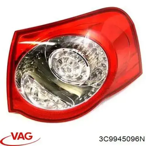 Lampa zespolona tylna prawa zewnętrzna VAG 3C9945096N cena, od 120,88 USD