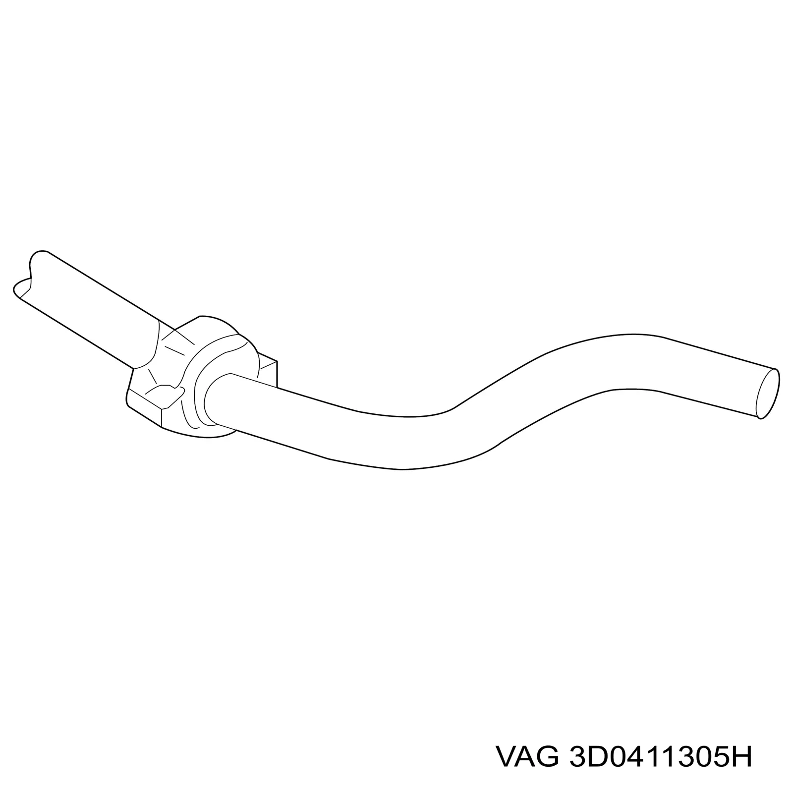 Stabilizator przedni VAG 3D0411305H cena, od 570,43 USD