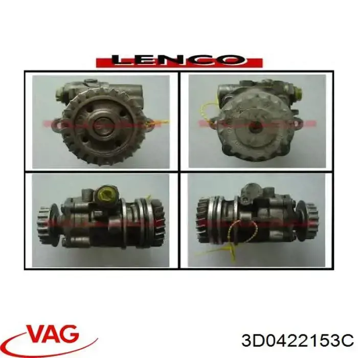 Pompa wspomagania hydraulicznego kierownicy VAG 3D0422153C cena, od 122,58 USD