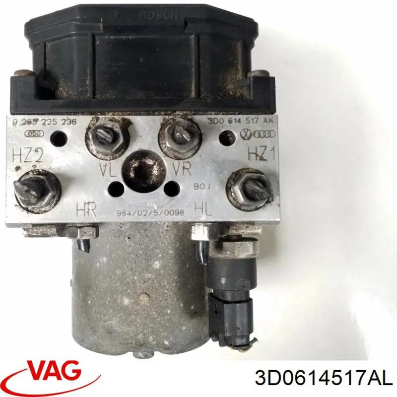Sterownik ABS  hydrauliczny Volkswagen Phaeton I sedana (3D1, 3D2, 3D3, 3D4, 3D6, 3D7, 3D8, 3D9) (2002 - 2016) cena, od 475,31 USD
