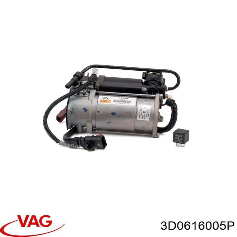 Kompresor zawieszenia pneumatycznego VAG 3D0616005P cena, od 327,65 USD