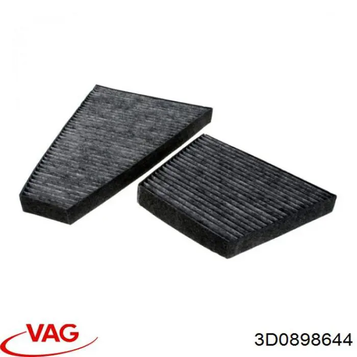 Filtr kabiny VAG 3D0898644 cena, od 33,81 USD