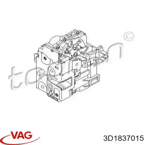 Zamek drzwi przednich lewych VAG 3D1837015 cena, od 39,16 USD