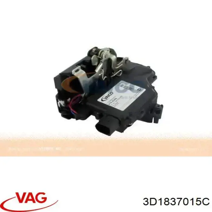 Zamek drzwi przednich lewych VAG 3D1837015C cena, od 48,42 USD