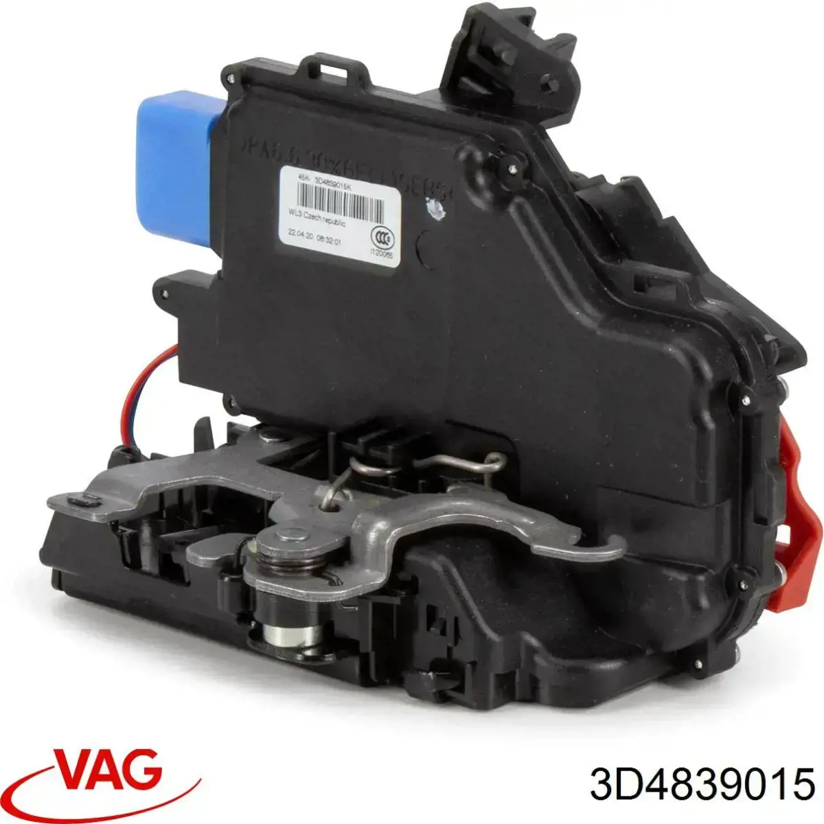 Zamek drzwi tylnych lewych VAG 3D4839015 cena, od 124,29 USD